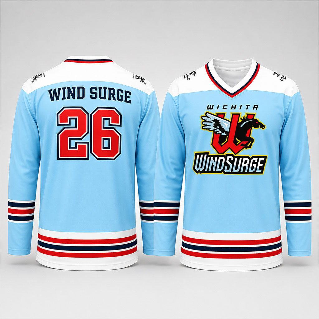Wichita Wind Surge Hockey Jersey 2026 WW Surge Merch Gifts For Baseball Lovers