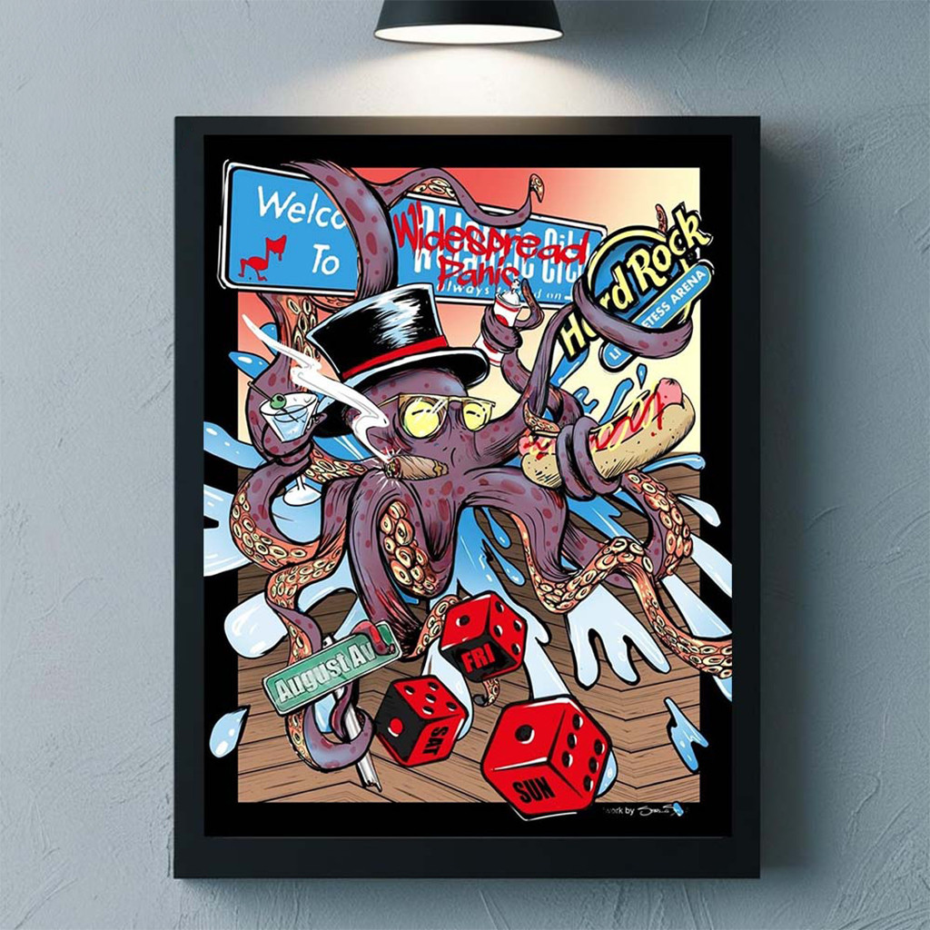 Widespread Panic Atlantic City NJ 2026 Event The Octopus Poster Widespread Panic Merch Fan Gift - Kdjoy