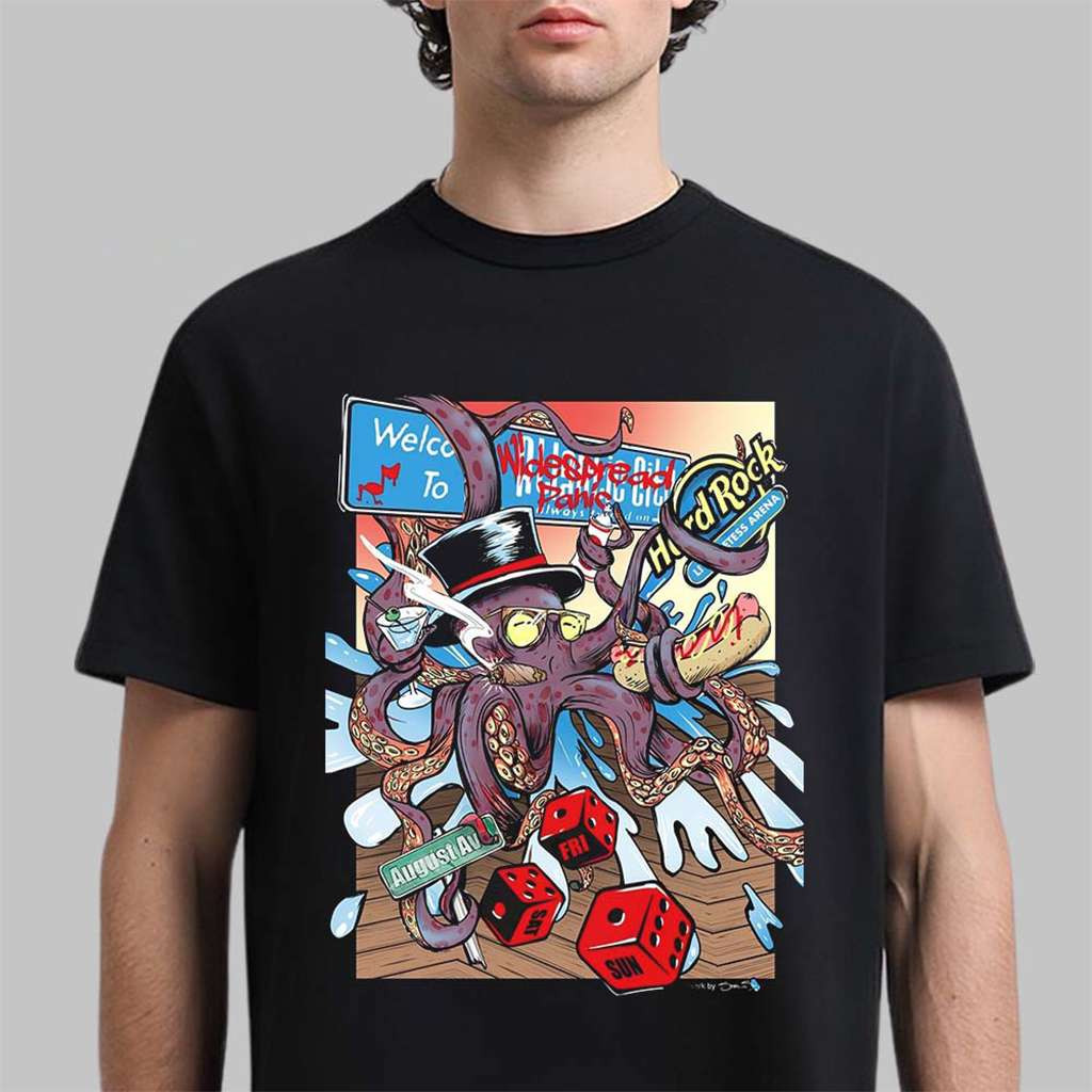 Widespread Panic Atlantic City NJ 2026 Event The Octopus T-Shirt Widespread Panic Merch - Kdjoy