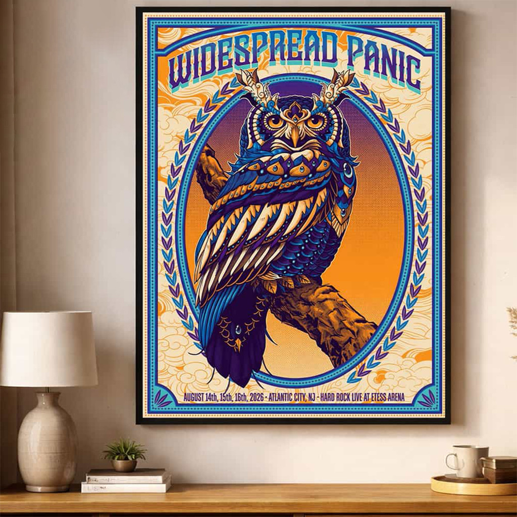 Widespread Panic Event 3 Nights Poster Widespread Panic Merch Gift Ideas For Music Lovers - Kdjoy