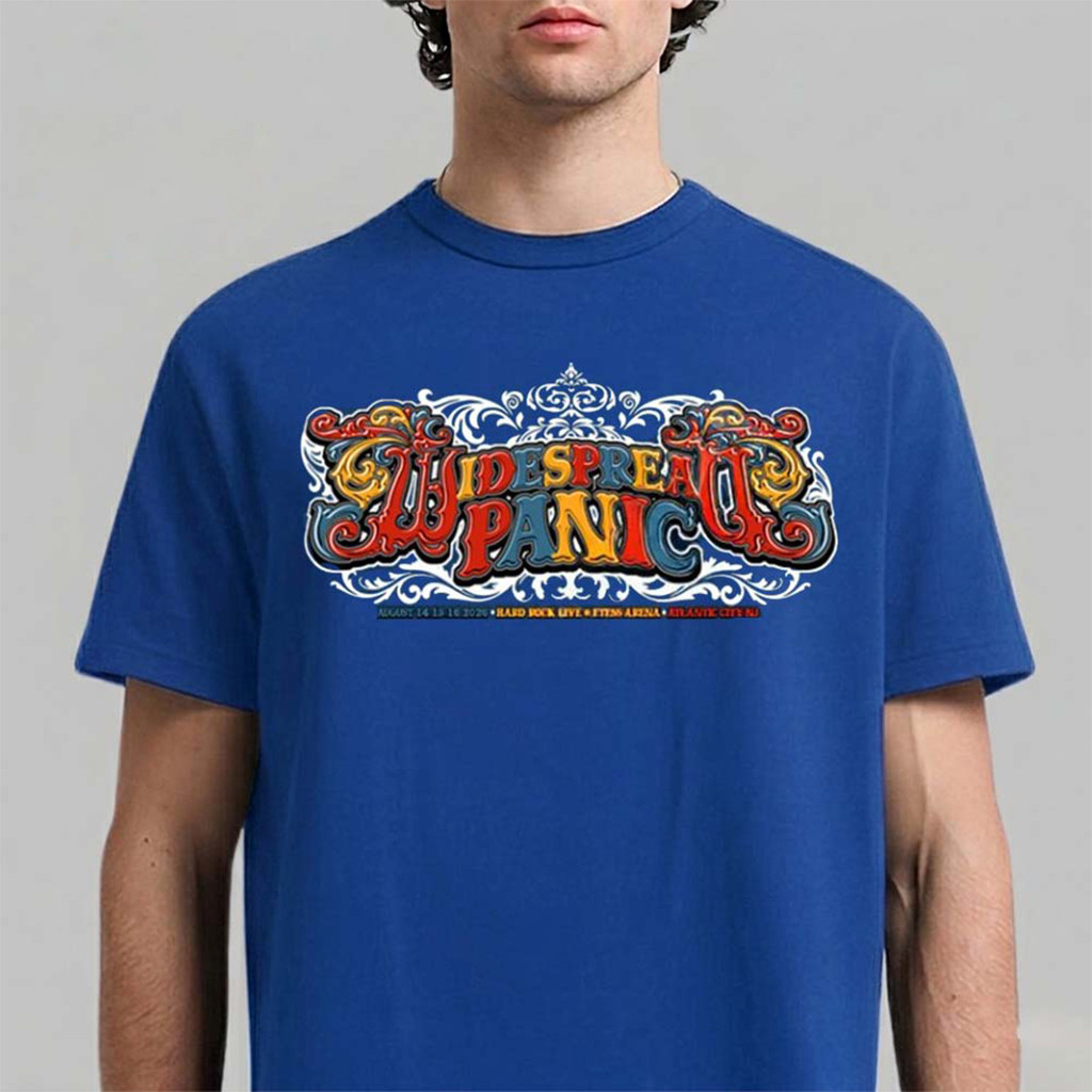 Widespread Panic Merch Atlantic City NJ 2026 Event T-Shirt Good Gifts For Boyfriend - Kdjoy