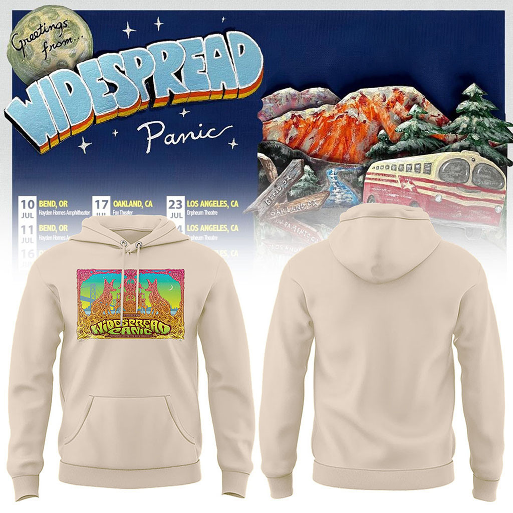 Widespread Panic West Coast Summer Tour 2026 Hoodie Widespread Panic Merch Rock Fan Gifts - Kdjoy