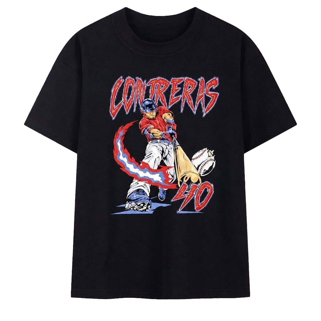 William Contreras #40 Milwaukee Brewers Baseball Player T-Shirt William Contreras Merch Gifts - Kdjoy