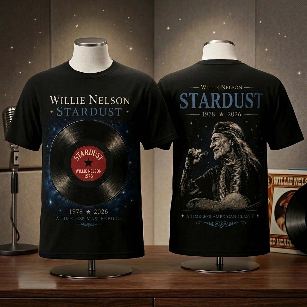 Willie Nelson Stardust 1978 Vintage Pleiades T-Shirt Willie Nelson Merch Gift For Music Lovers - Kdjoy