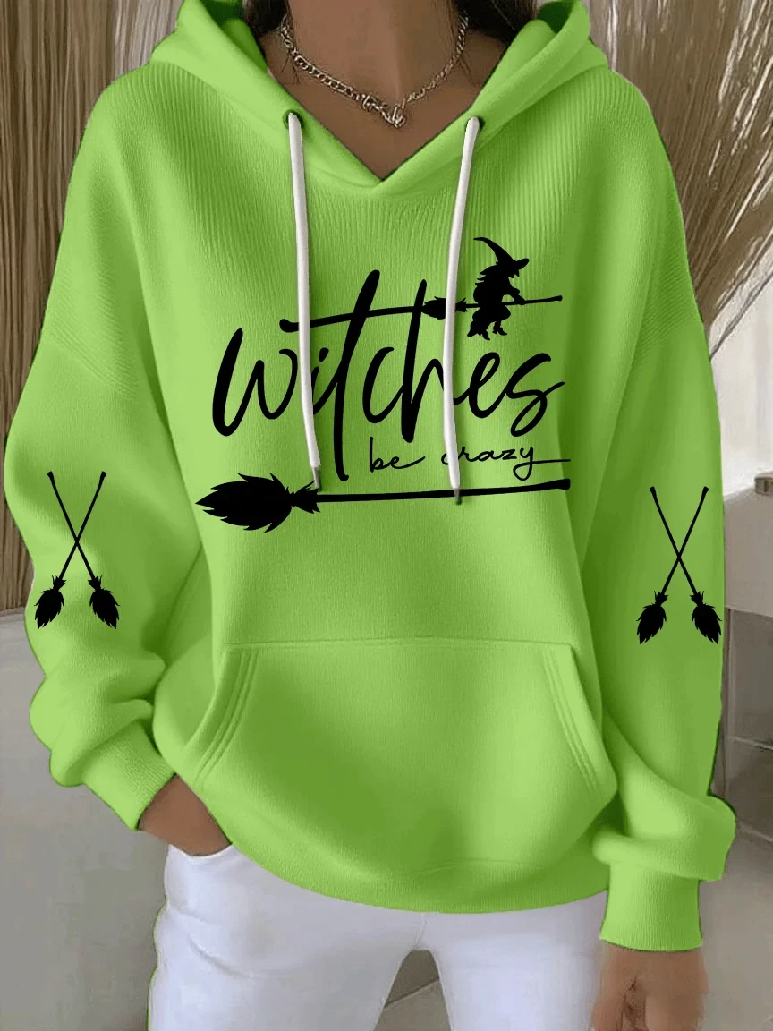 Witches Spell Magic Broom Floral Hoodie Cute Halloween Clothing Gift For Women - Kdjoy Witches Spell Magic Broom Floral Hoodie Cute Halloween Clothing Gift For Women - Kdjoy