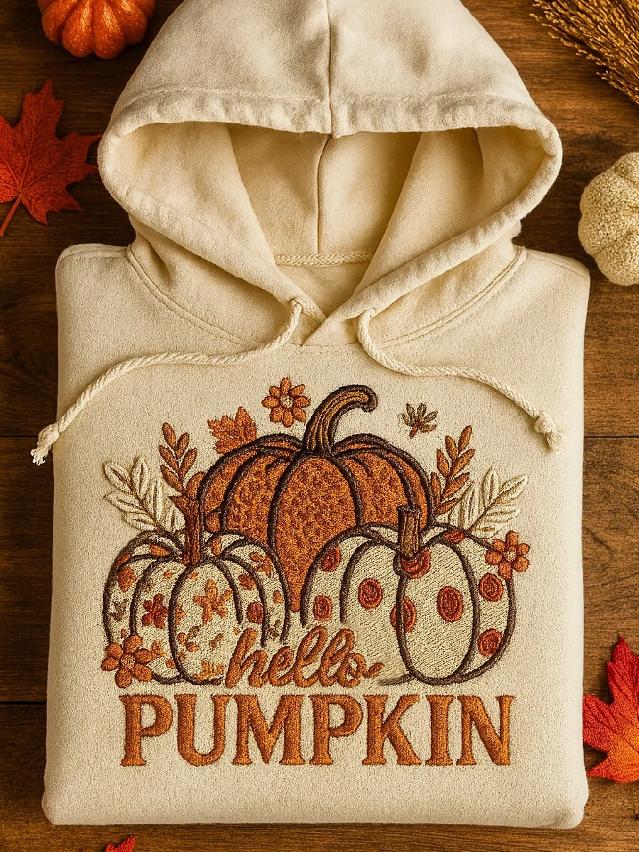 Womens Autumn Pumpkin Hoodie Pumpkin Patch Autumn Merch Useful Gifts For Men - Kdjoy