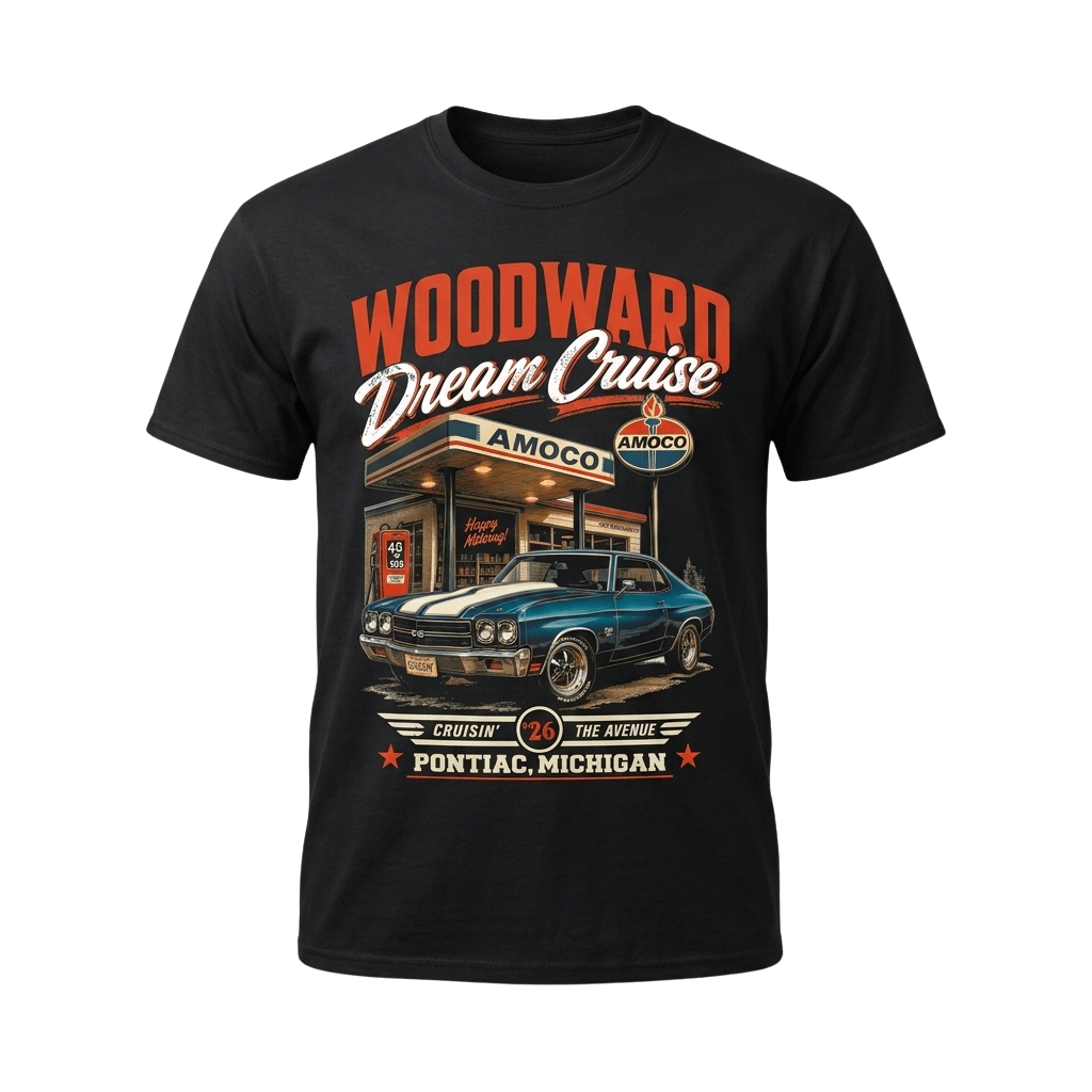 Woodward Dream Cruise Amoco Shirt Woodward Dream Cruise Merchandise Him Gifts - Kdjoy