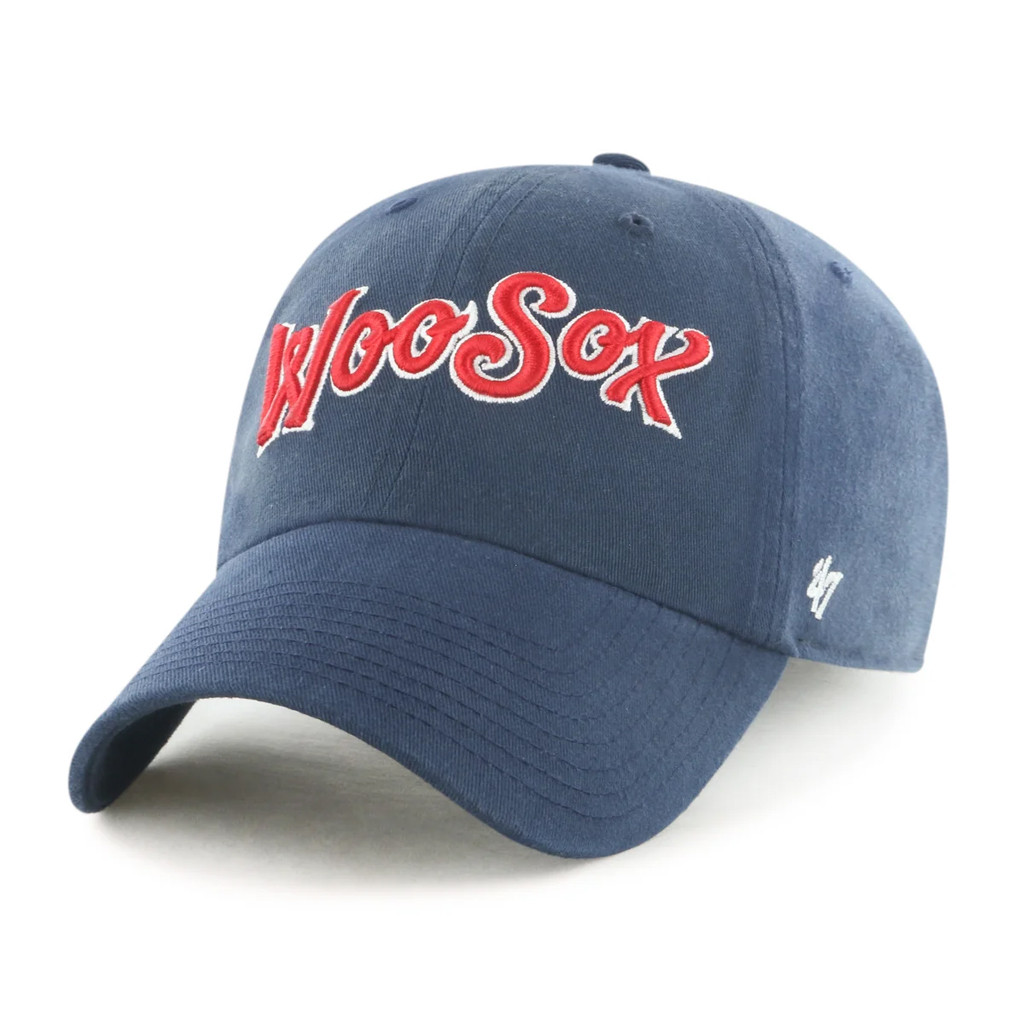 Worcester Red Sox Merch 2026 47 Brand WooSox Script Embroidered Hat Gift For Baseball Lovers - Kdjoy