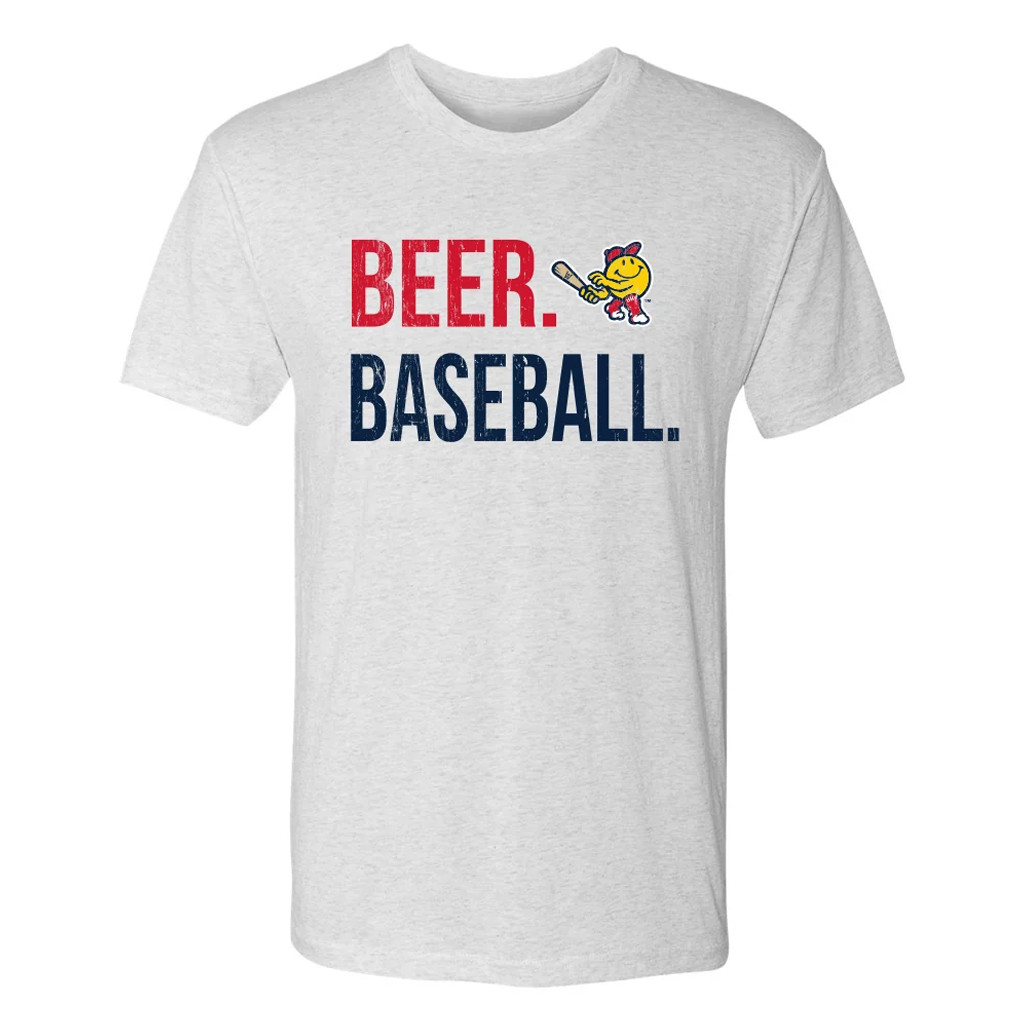 Worcester Red Sox Merch 2026 Beer Baseball Smiley T-Shirt WooSox Merch Gift For Fathers - Kdjoy Worcester Red Sox Merch 2026 Beer Baseball Smiley T-Shirt WooSox Merch Gift For Fathers - Kdjoy