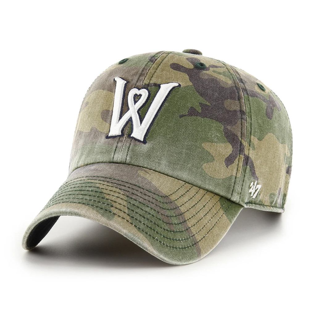 Worcester Red Sox Merch 2026 Camo White Heart W Hat Embroidered WooSox Merch Baseball Fan Gear - Kdjoy