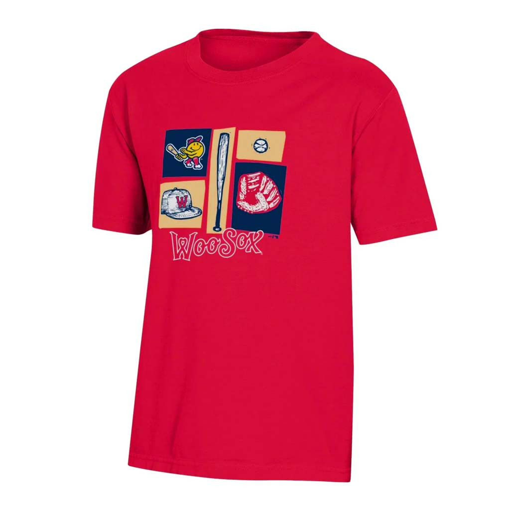 Worcester Red Sox Merch 2026 WooSox T-Shirt Cool Gifts For Baseball Lovers - Kdjoy