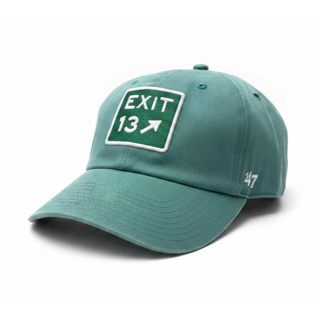 Worcester Red Sox Merch 2026 Worcester Kelley Squares 47 Brand Exit Sign 13 Hat Embroidered - Kdjoy
