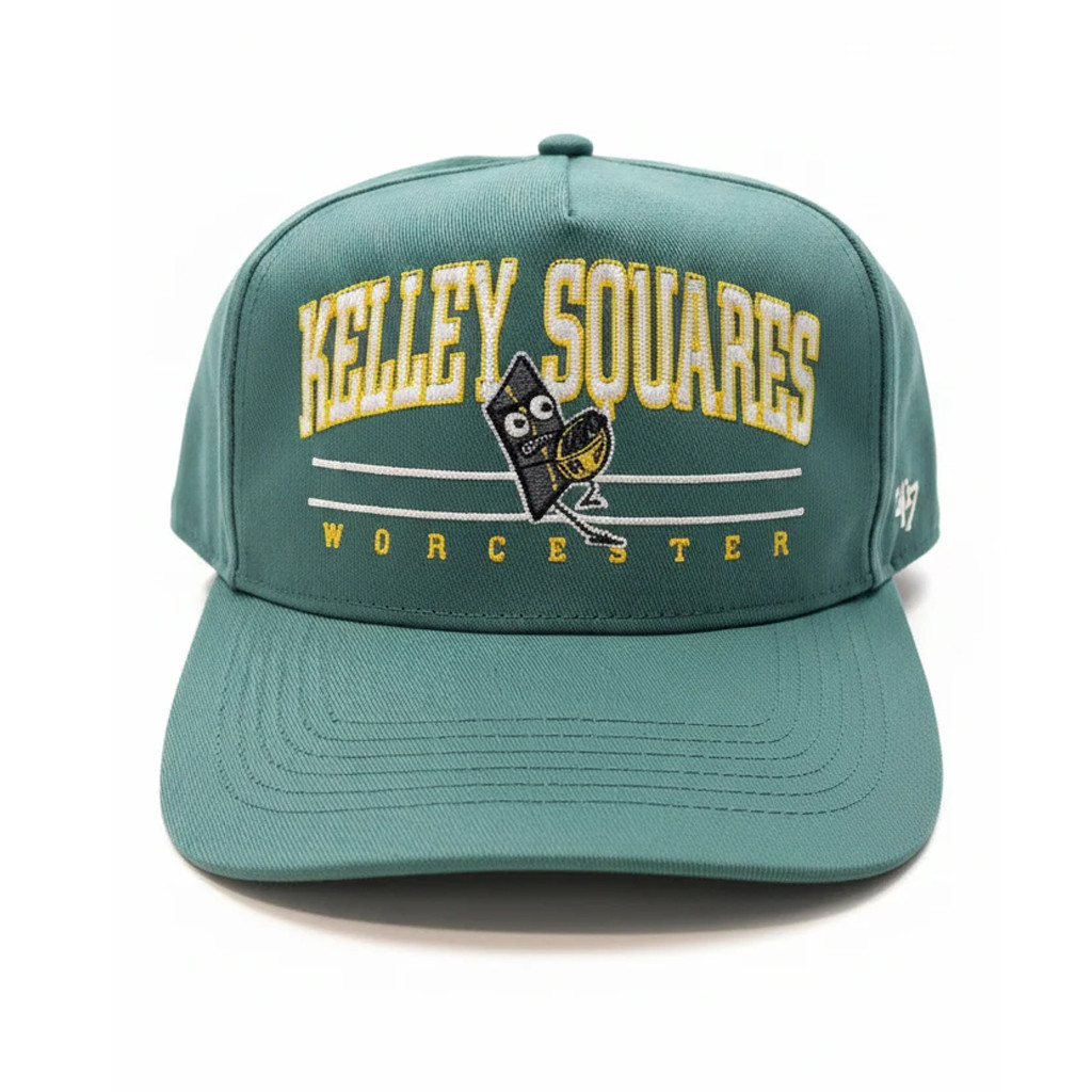 Worcester Red Sox Merch 2026 Worcester Kelley Squares 47 Brand Roscoe Hitch Embroidered Hat - Kdjoy