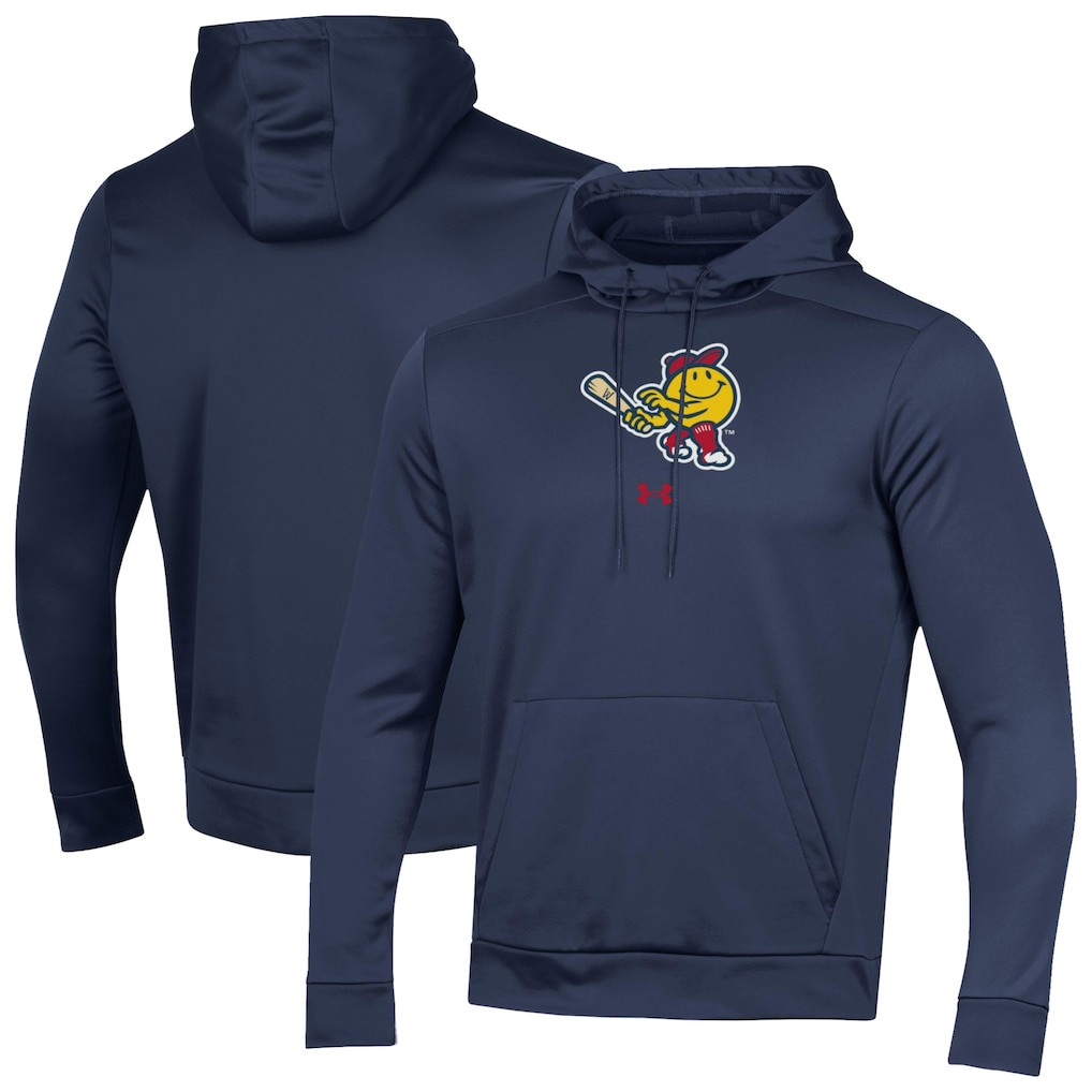 Worcester Red Sox Merch 2026 Worcester Red Sox Under Armour Hoodie Navy Baseball Fan Gear - Kdjoy