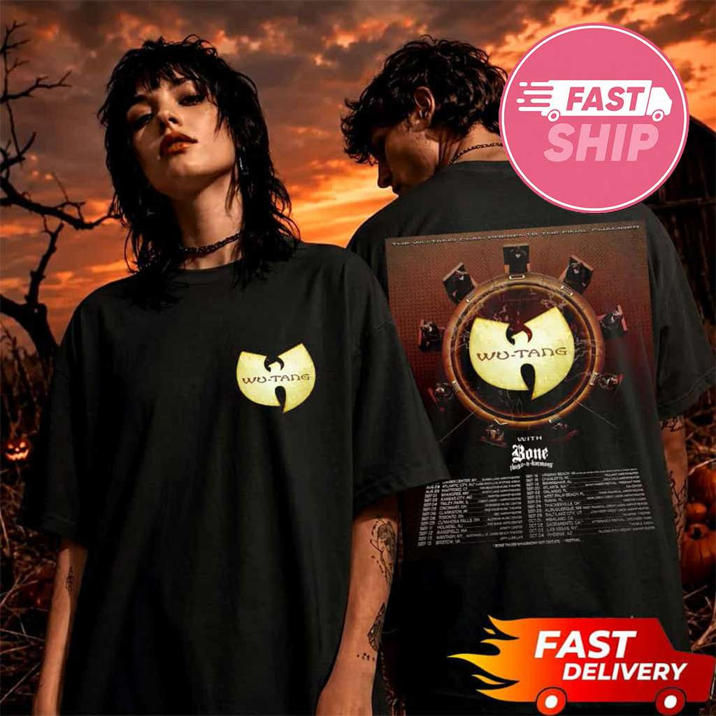 Wu Tang Clan Merch The Wu Tang Forever The Final Chamber Tour 2026 T-Shirt Fan Apparel - Kdjoy Wu Tang Clan Merch The Wu Tang Forever The Final Chamber Tour 2026 T-Shirt Fan Apparel - Kdjoy
