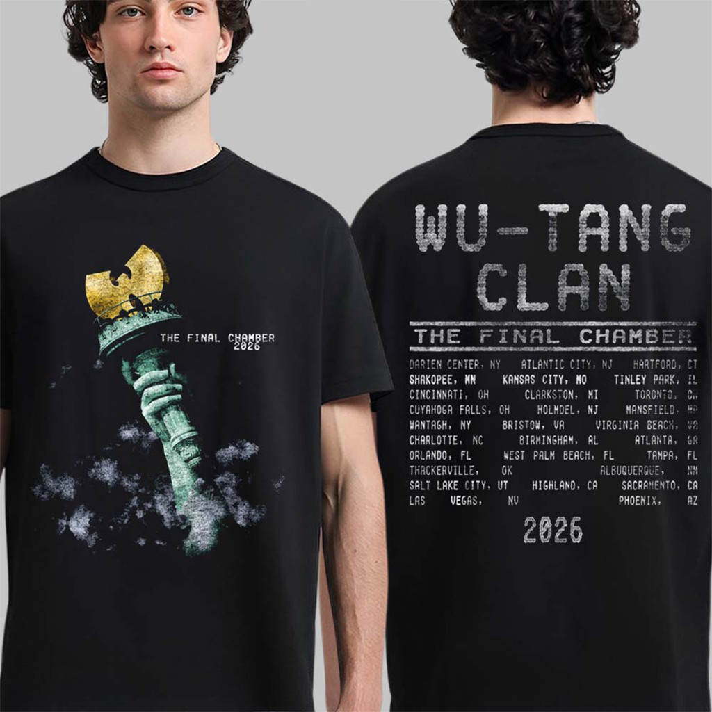 Wu-Tang Clan The Final Chamber 2026 Tour Liberty Chamber T-Shirt Wu-Tang Clan Merch Fan Gifts - Kdjoy Wu-Tang Clan The Final Chamber 2026 Tour Liberty Chamber T-Shirt Wu-Tang Clan Merch Fan Gifts - Kdjoy