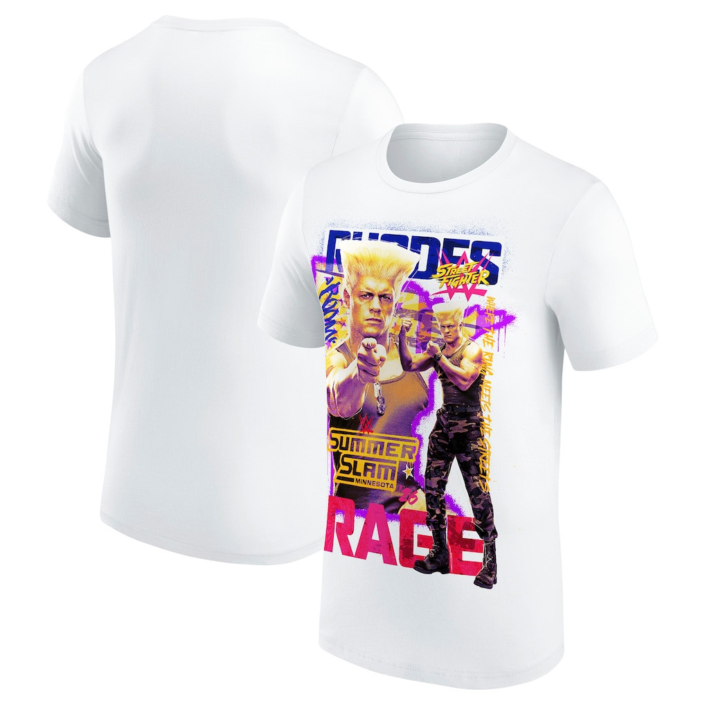 WWE Merch 2026 Cody Rhodes SummerSlam 2026 Street Fighter T-Shirt Gift Ideas For Wrestlers - Kdjoy WWE Merch 2026 Cody Rhodes SummerSlam 2026 Street Fighter T-Shirt Gift Ideas For Wrestlers - Kdjoy