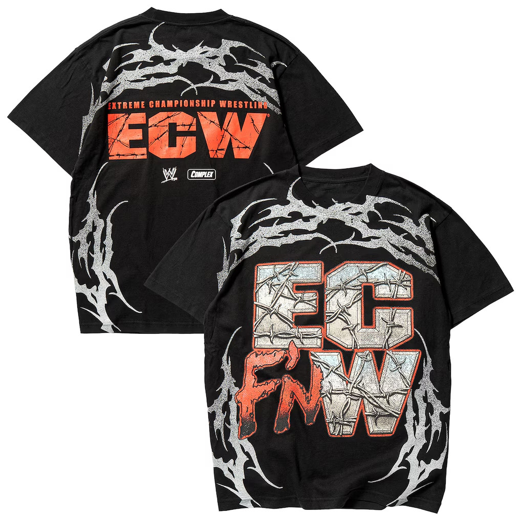 WWE Merch 2026 Complex X WWE Black ECW Hardcore T-Shirt Gifts For My Husband - Kdjoy WWE Merch 2026 Complex X WWE Black ECW Hardcore T-Shirt Gifts For My Husband - Kdjoy