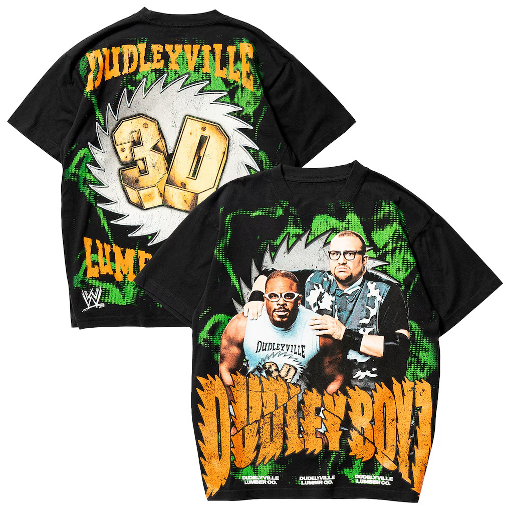 WWE Merch 2026 Complex X WWE Black The Dudley Boyz Dudleyville T-Shirt Present For Fans - Kdjoy WWE Merch 2026 Complex X WWE Black The Dudley Boyz Dudleyville T-Shirt Present For Fans - Kdjoy