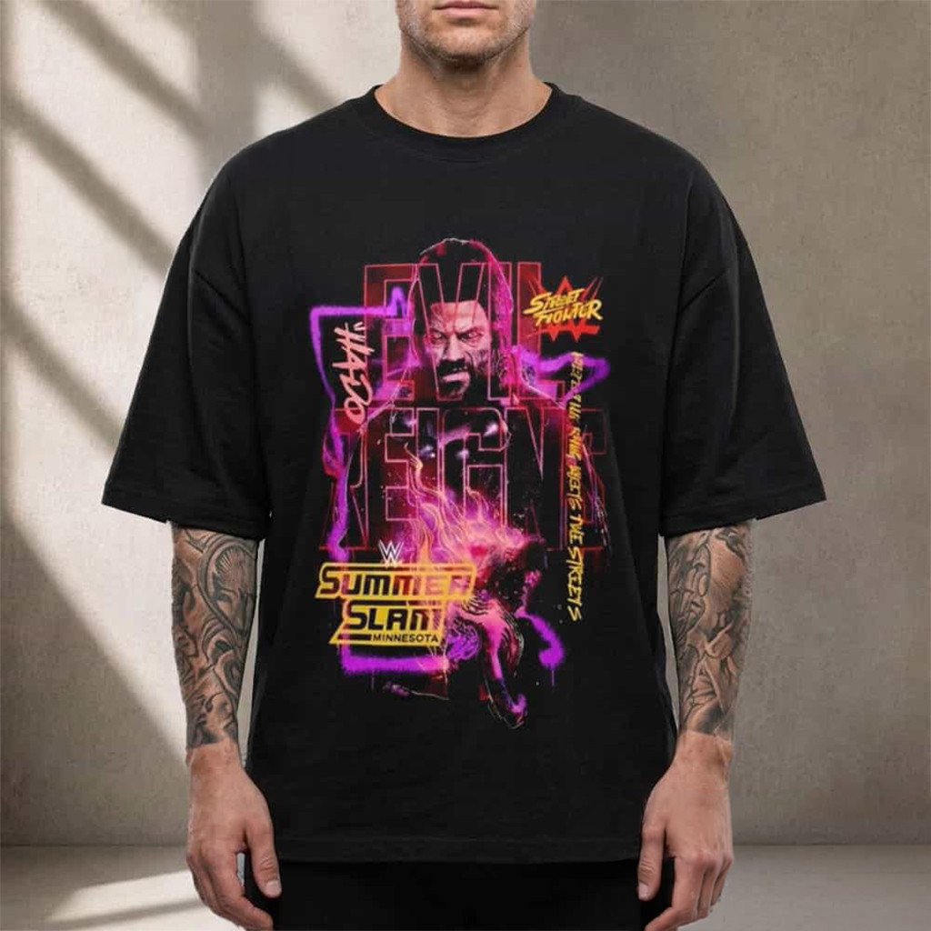 WWE X Street Fighter Summerslam 2026 T-Shirt Summerslam Minnesota Merch Gifts For Husband - Kdjoy WWE X Street Fighter Summerslam 2026 T-Shirt Summerslam Minnesota Merch Gifts For Husband - Kdjoy