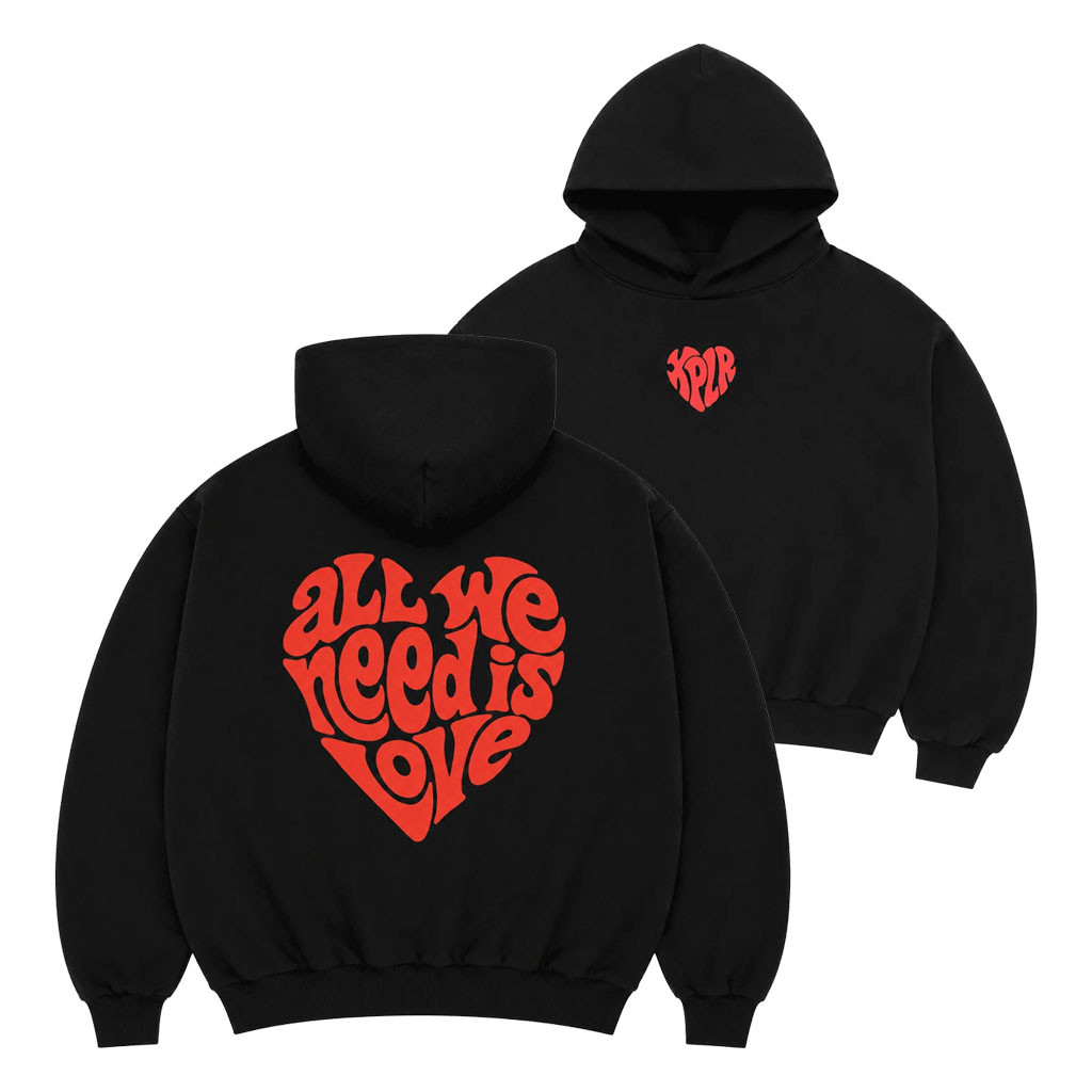 XPLR Merch 2026 All We Need Is Love Hoodie Black Sam And Colby Merch Present For Him Her - Kdjoy XPLR Merch 2026 All We Need Is Love Hoodie Black Sam And Colby Merch Present For Him Her - Kdjoy