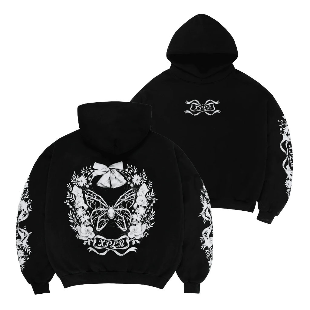 XPLR Merch 2026 Funeral Hoodie Black Sam And Colby Merch Present For Wife - Kdjoy