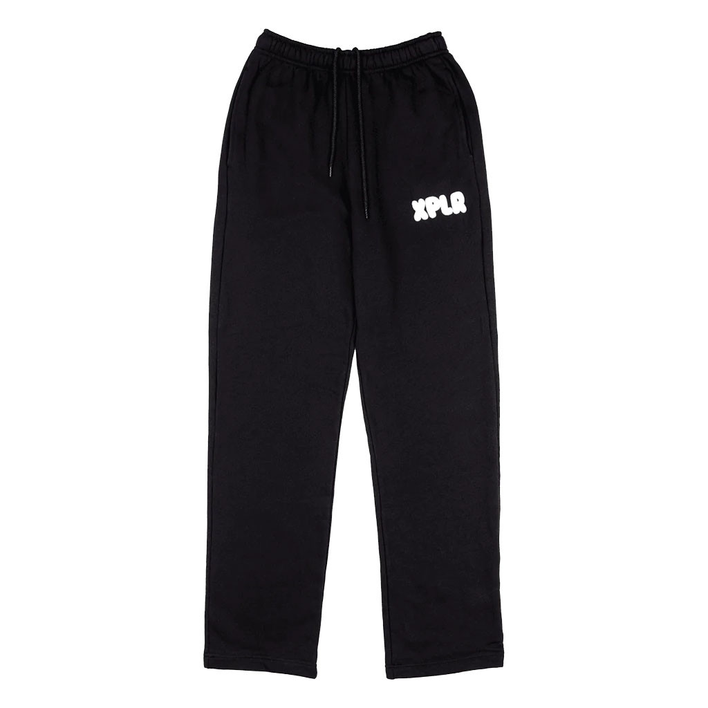 XPLR Merch 2026 Marshmallow Logo Sweatpant Black Sam And Colby Merch Present For Friends - Kdjoy XPLR Merch 2026 Marshmallow Logo Sweatpant Black Sam And Colby Merch Present For Friends - Kdjoy