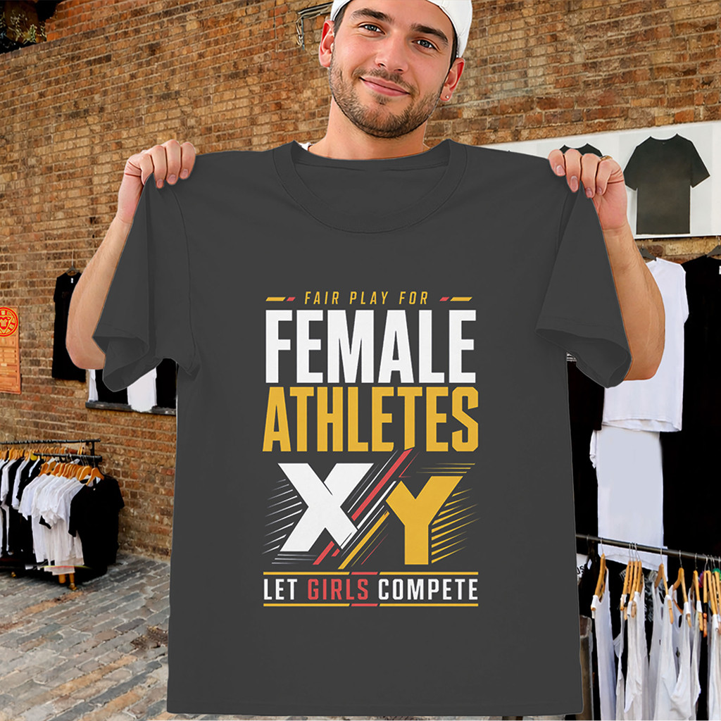 XX XY Let Girls Compete Shirt Female Athletes Fair Play Tee Gifts For Her - Kdjoy