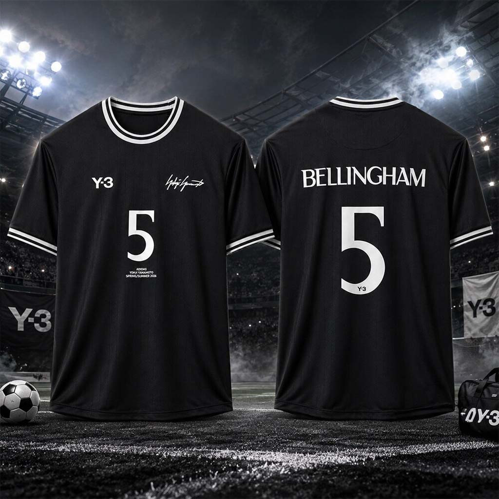 Y-3 Jude Bellingham Football Jersey No 5 Jersey Shirt Jude Bellingham Merch Gifts For Brothers - Kdjoy Y-3 Jude Bellingham Football Jersey No 5 Jersey Shirt Jude Bellingham Merch Gifts For Brothers - Kdjoy