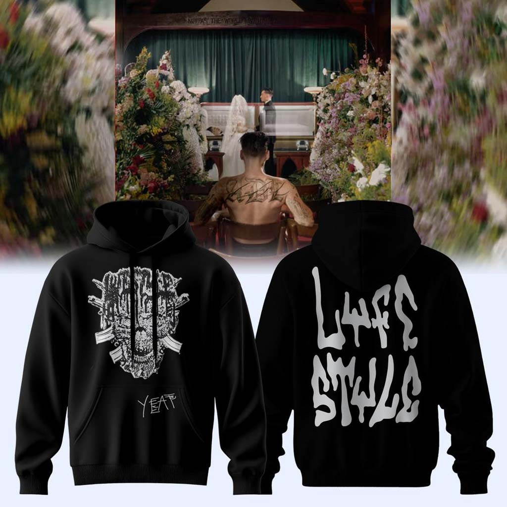 Yeat ADL Live Lyfe Tour 2026 Edition Signed Hoodie Black Lyfe Style Hoodie Yeat Merch Fan Gifts - Kdjoy