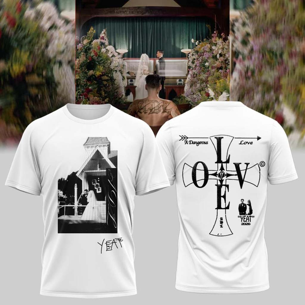 Yeat ADL Live Lyfe Tour 2026 Signed T-Shirt A Dangerous Love Shirt Yeat Merch Rapper Fan Gifts - Kdjoy Yeat ADL Live Lyfe Tour 2026 Signed T-Shirt A Dangerous Love Shirt Yeat Merch Rapper Fan Gifts - Kdjoy