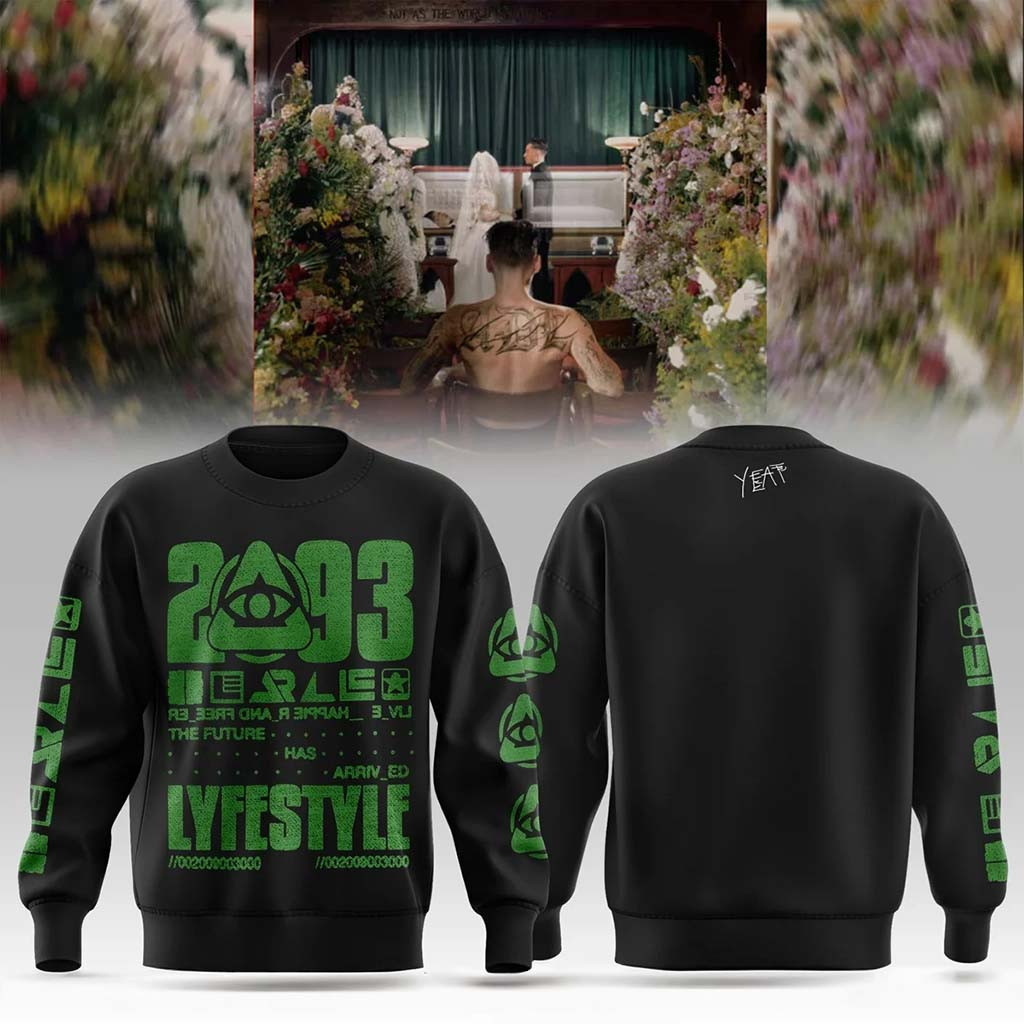 Yeat Lovelyfe Tour Signed Sweatshirt 2093 Crewneck Yeat Merch 2026 Gift For Rap Fans - Kdjoy