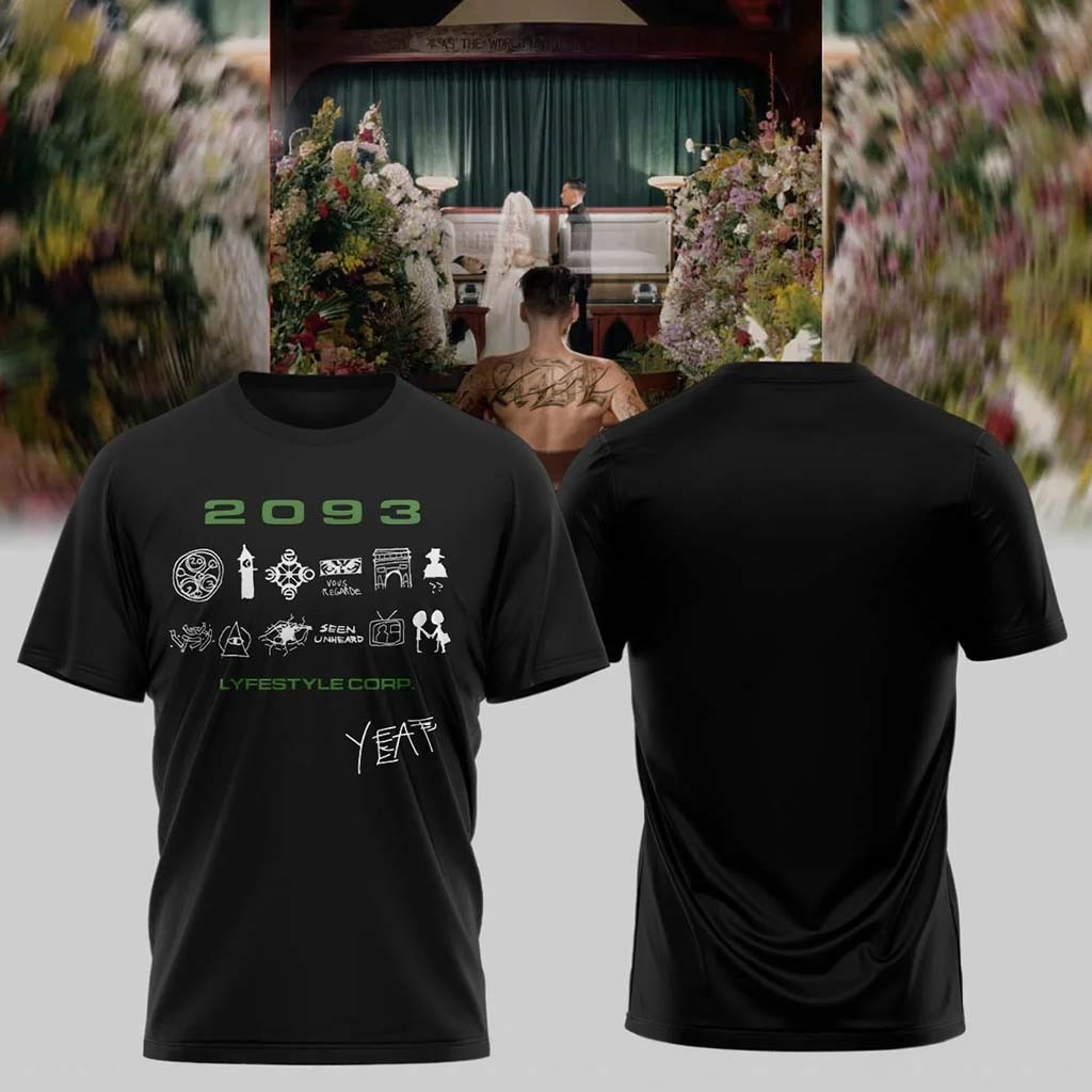 Yeat Lovelyfe Tour Signed T-Shirt 2093 Shirt Yeat Merch 2026 Gift For Rapper Fans - Kdjoy