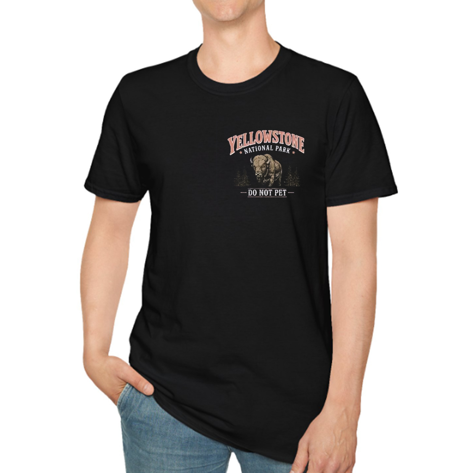 Yellowstone National Park Do Not Pet Shirt Funny Bison Meme Tee Wildlife Lover Gifts - Kdjoy