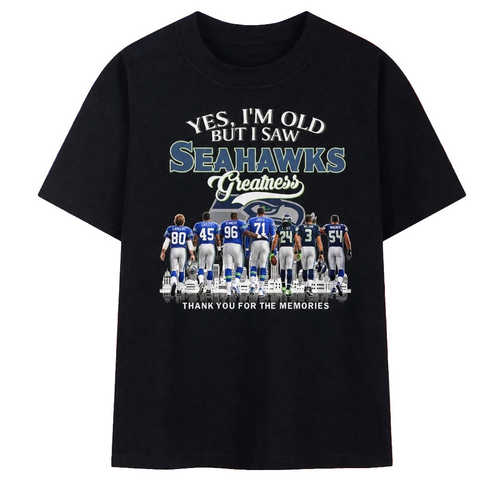Yes I'm Old But I Saw Seattle Seahawks Greatness Memories T-Shirt Seahawks Merch Fan Gifts - Kdjoy Yes I'm Old But I Saw Seattle Seahawks Greatness Memories T-Shirt Seahawks Merch Fan Gifts - Kdjoy