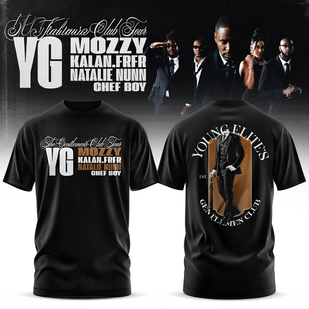 YG The Gentlemen's Club Tour Shirt YG Merch Birthday Present For Him - Kdjoy