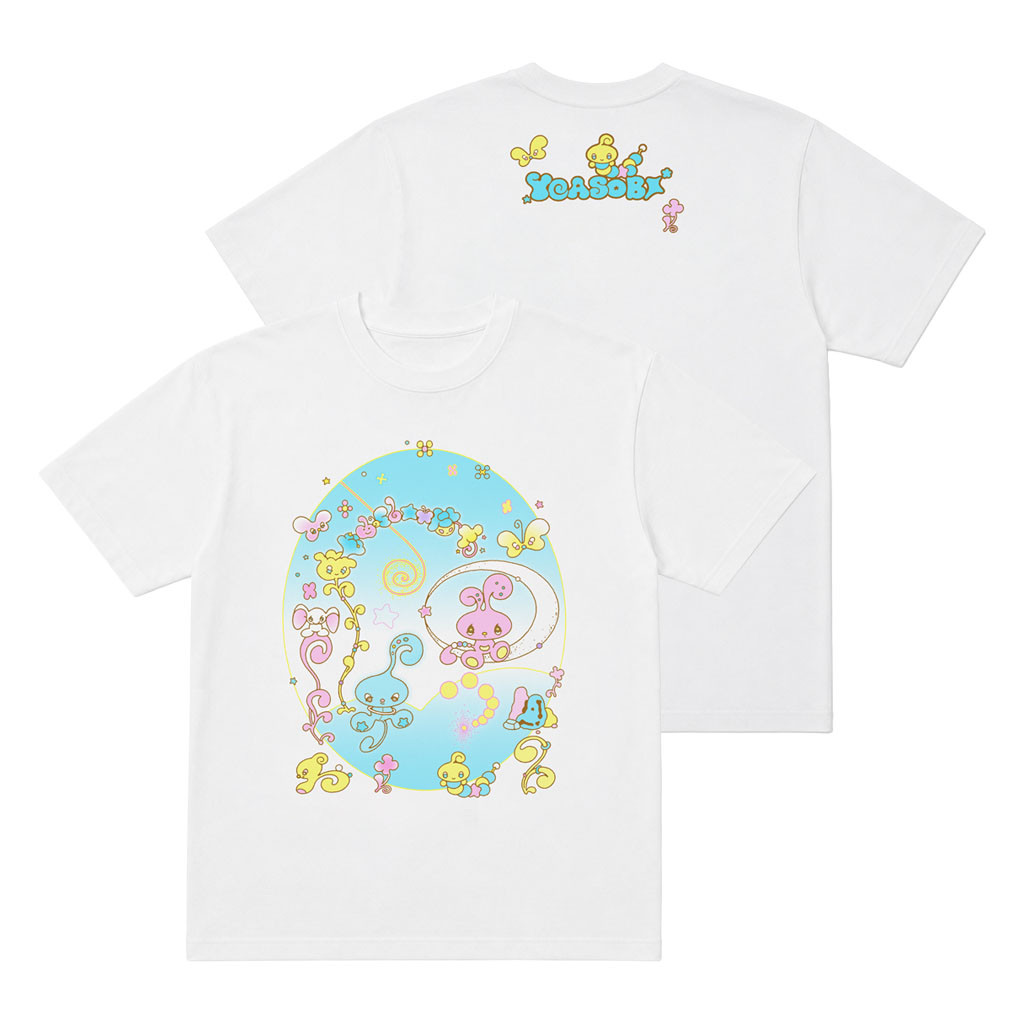 Yoasobi Merch 2026 Aliens White T-Shirt Yoasobi Concert Merch Cute Gift For Music Lovers
