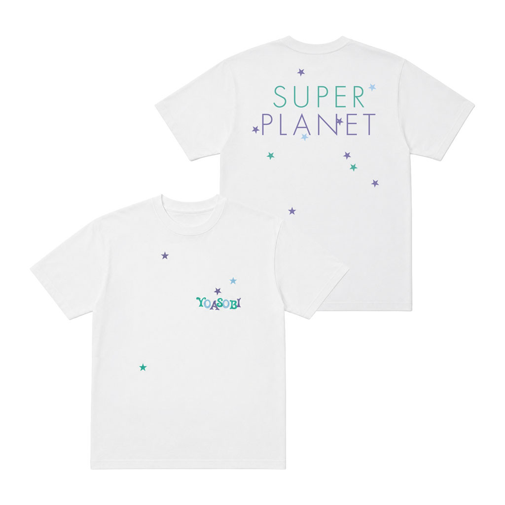 Yoasobi Merch 2026 Sparkly T-Shirt White Super Planet Shirt Yoasobi Tour Merch Gift For Fans Yoasobi Merch 2026 Sparkly T-Shirt White Super Planet Shirt Yoasobi Tour Merch Gift For Fans