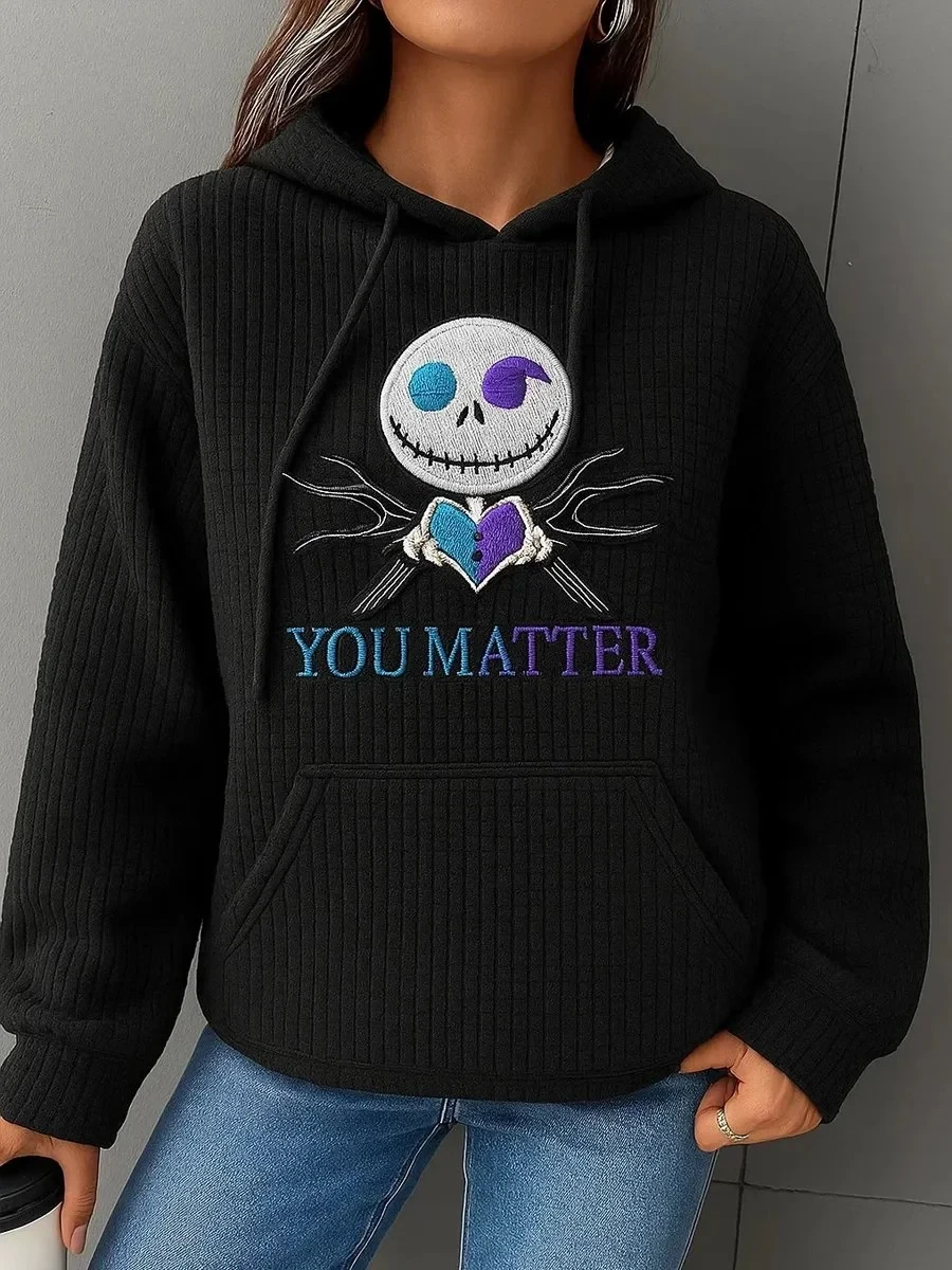 You Matter Spooky Skeleton Hoodie Cute Halloween Clothing Gift For Friends - Kdjoy