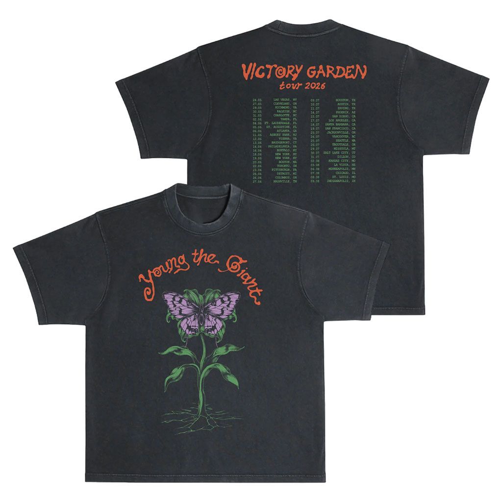 Young The Giant Merch 2026 Flower Tour T-Shirt Victory Garden Tour Merch Gift For Band Fans