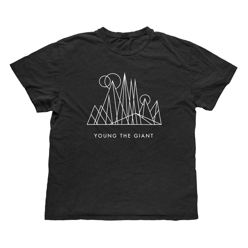 Young The Giant Merch 2026 Mountain Logo T-Shirt Music Related Gifts For Guys