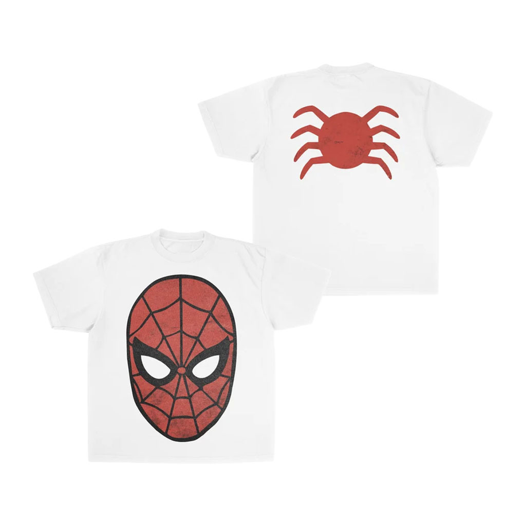 Younger You Merch 2026 Spider Man Big Head Red T-Shirt Gift Ideas For Superhero Fans