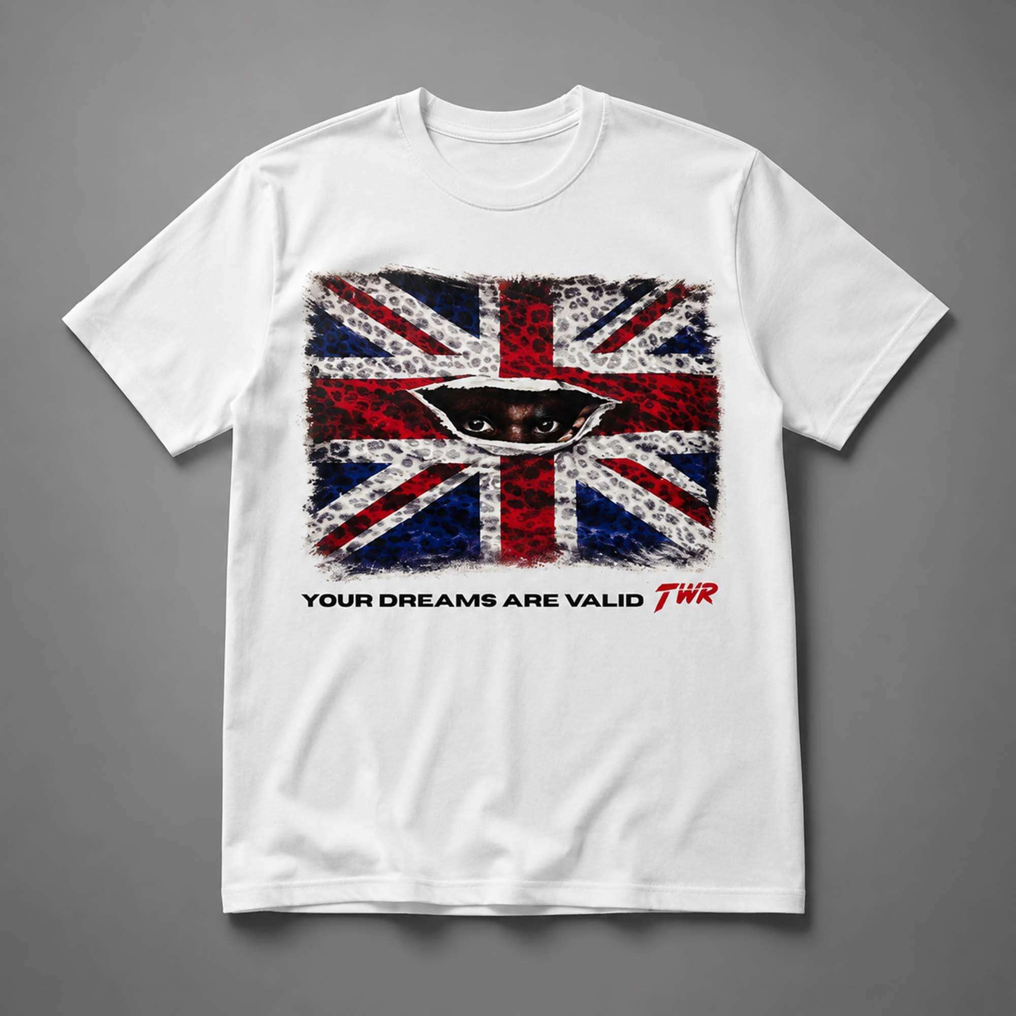 Your Dreams Are Valid Shirt British Flag Motivational T-Shirt Gifts For Friends - Kdjoy