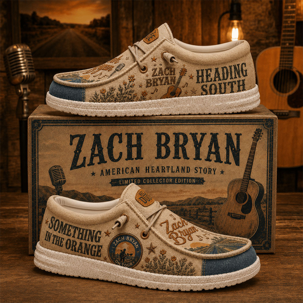 Zach Bryan Heading South Shoes Something In The Orange Loafers Zach Bryan Merch Fan Gifts - Kdjoy Zach Bryan Heading South Shoes Something In The Orange Loafers Zach Bryan Merch Fan Gifts - Kdjoy