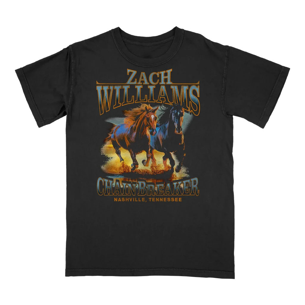 Zach Williams Merch 2026 Chainbreaker Horses T-Shirt Cool Gifts For Music Lovers - Kdjoy Zach Williams Merch 2026 Chainbreaker Horses T-Shirt Cool Gifts For Music Lovers - Kdjoy