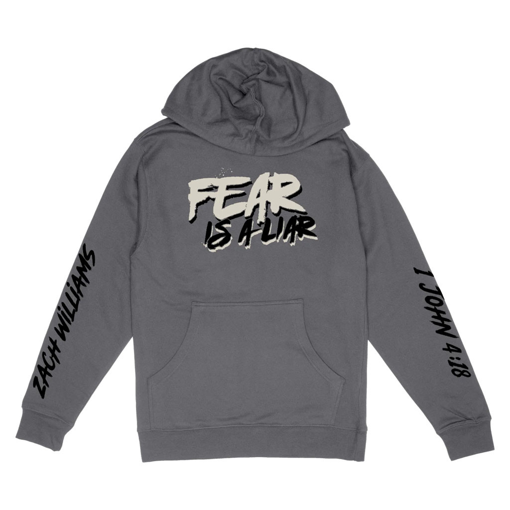 Zach Williams Merch 2026 Fear Is A Liar Hoodie Bible Verse Clothing Gift For Music Fans - Kdjoy