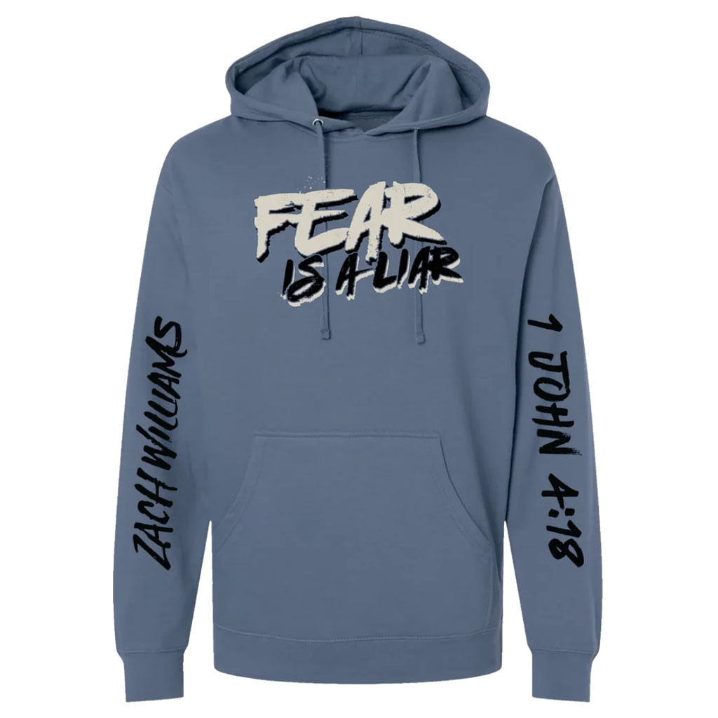 Zach Williams Merch 2026 Fear Is A Liar Hoodie Bible Verse Hoodie Gift For Music Fans - Kdjoy