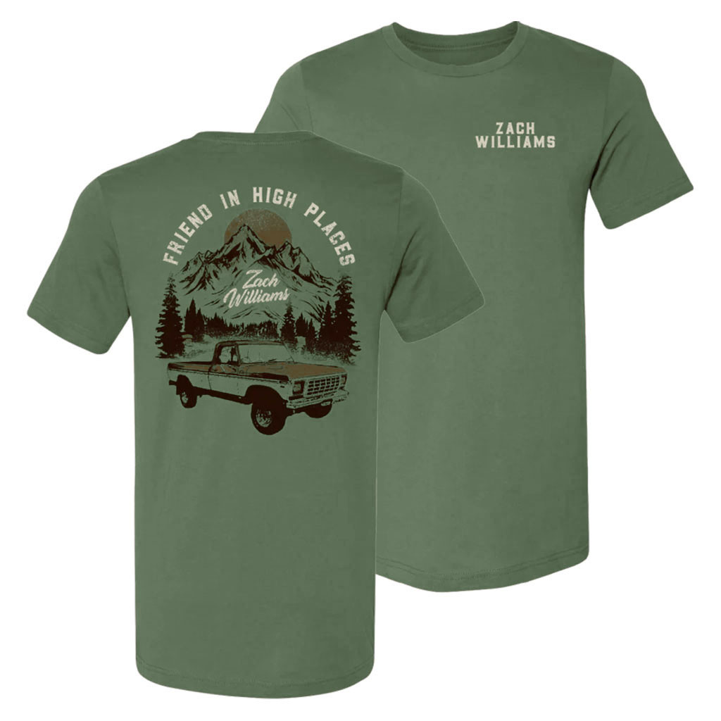 Zach Williams Merch 2026 Friend In High Places T-Shirt Music Lover Gifts For Him - Kdjoy