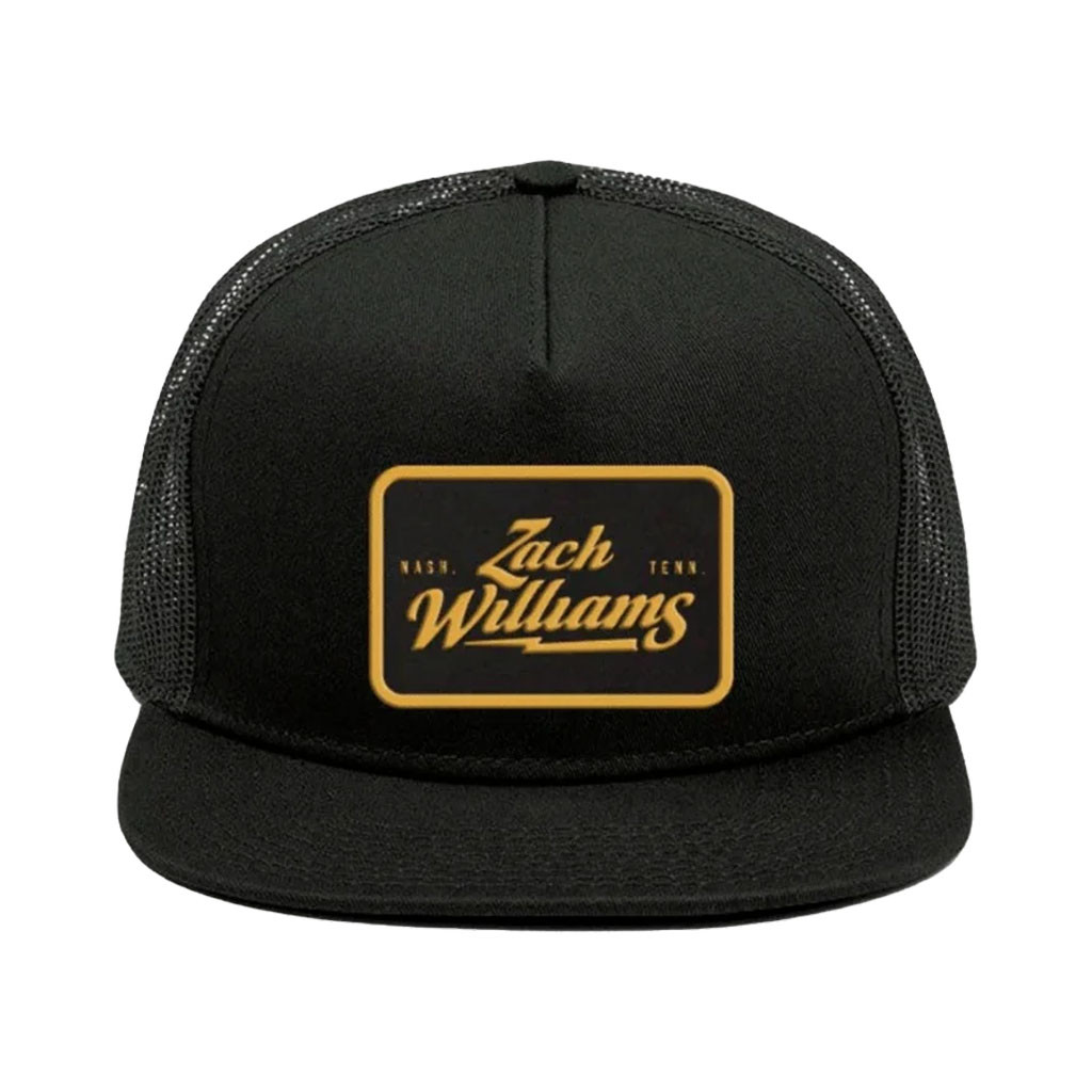 Zach Williams Merch 2026 Zach Williams Gold Black Trucker Hat Gifts For Music Fans - Kdjoy Zach Williams Merch 2026 Zach Williams Gold Black Trucker Hat Gifts For Music Fans - Kdjoy