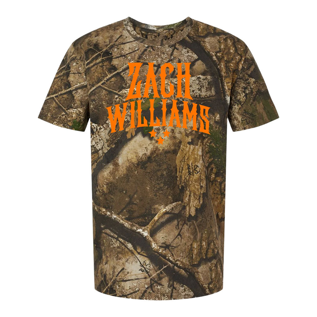 Zach Williams Merch 2026 Zach Williams Logo Camo T-Shirt Music Lover Gift Ideas For Him - Kdjoy